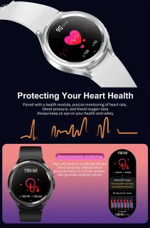Knobbout Slimme Bluetooth Smartwatch 1.46" – Full HD Kleuren Display – Hartslag & Bloeddruk & Bloedzuurstof – Bluetooth Bellen, Muziek, AI Spraakbesturing – Vrouwen Gezondheid, Waterdicht – iOS & Android - Roségouden staal+silicone horlogebandjes