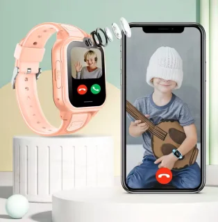 Watcher VII touch 4G smartwatch - kinder GPS horloge - met camera - incl. SIM-kaart - zwart