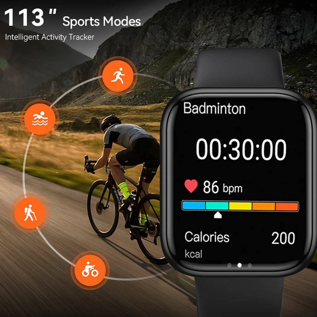 2024 NFC Smartwatch - Bluetooth Call - Waterdichte Fitness Tracker