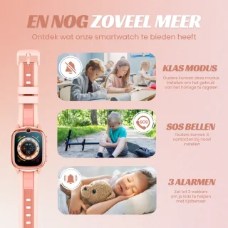 4G GPS Smartwatch Kinderen Simkaart
