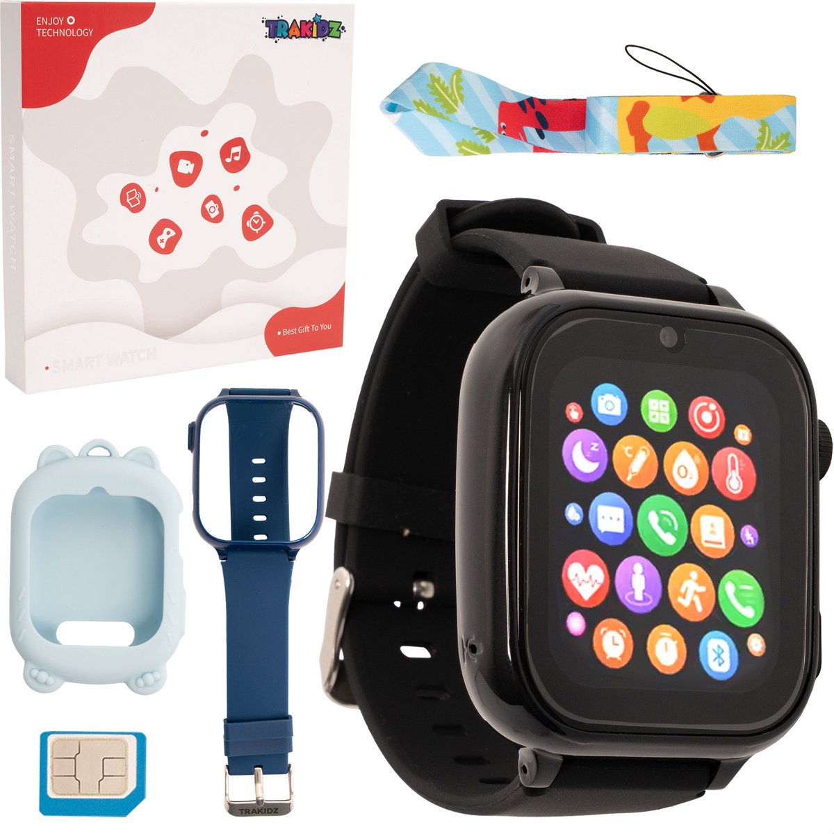4G GPS Smartwatch voor Kinderen met Simkaart