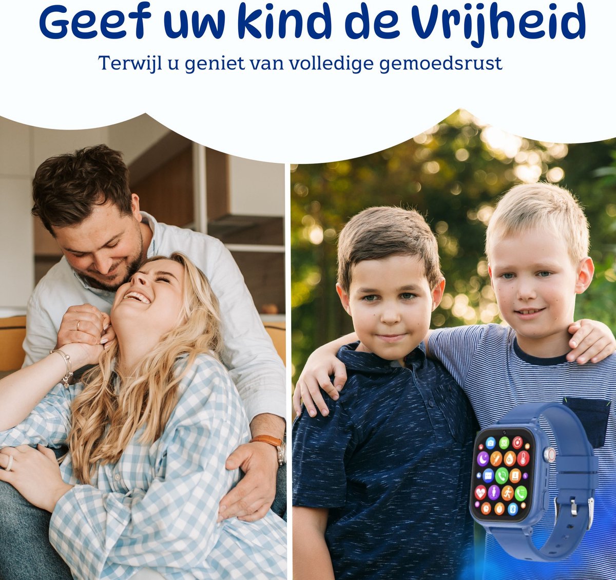 4G GPS Smartwatch voor Kinderen met Simkaart