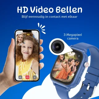 4G GPS Smartwatch voor Kinderen met Simkaart