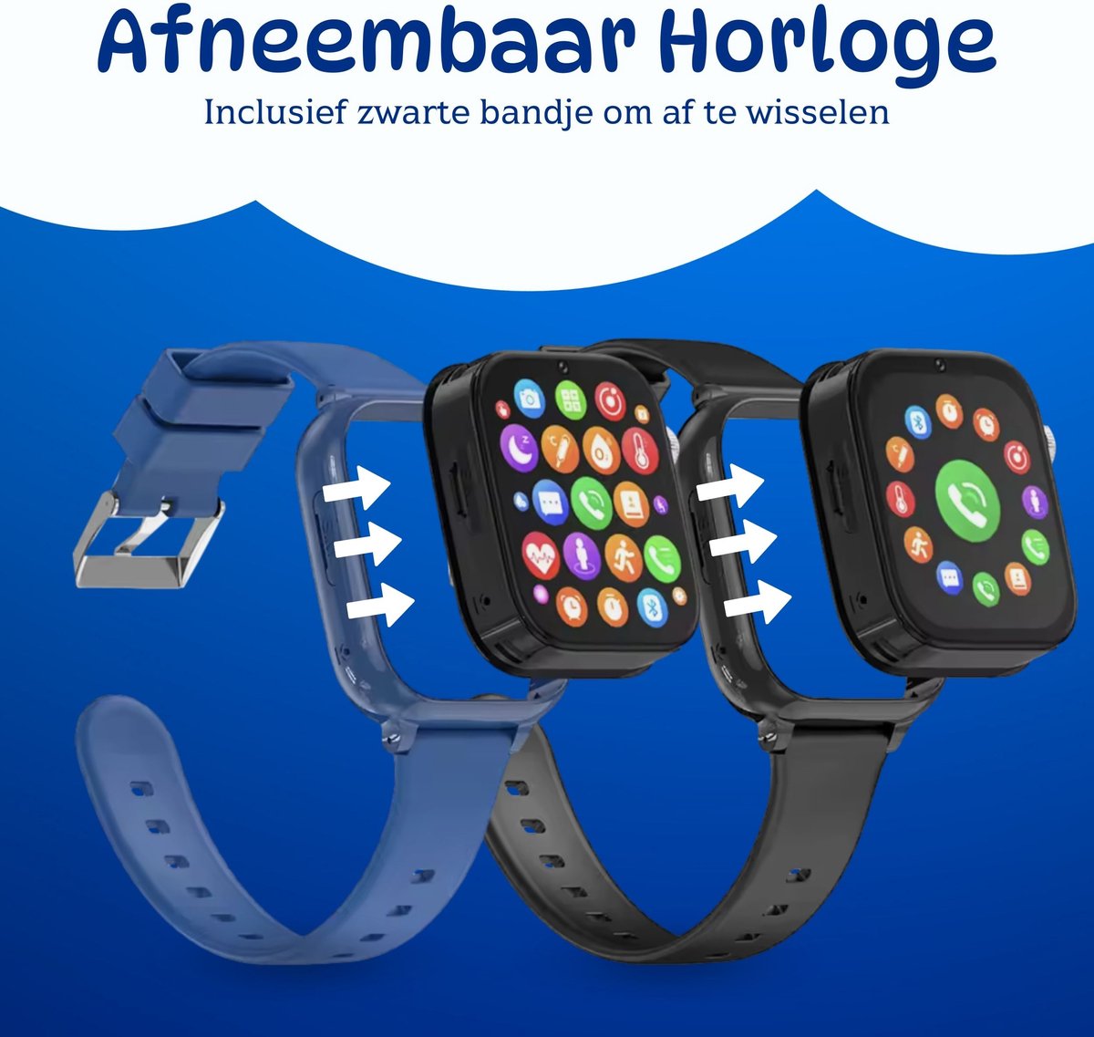 4G GPS Smartwatch voor Kinderen met Simkaart