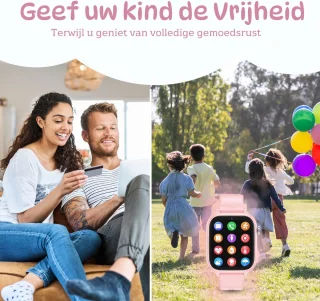 4G Smartwatch Kind GPS Horloge Inclusief Simkaart
