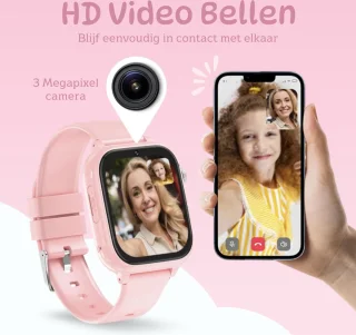 4G Smartwatch Kind GPS Horloge Inclusief Simkaart