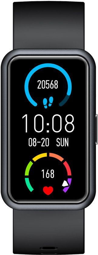 Abyx Fit Etna Smartwatch Zwart