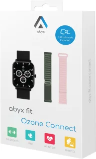 Abyx Fit Ozone Connect Smartwatch - Zwart