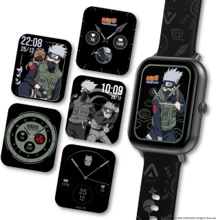 Abyx Fit Touch 3 Smartwatch Naruto Kakashi Zwart