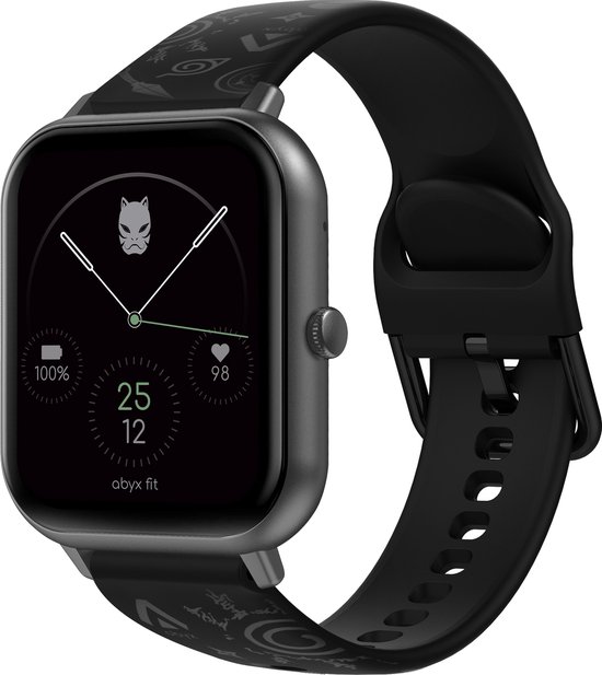Abyx Fit Touch 3 Smartwatch Naruto Kakashi Zwart review