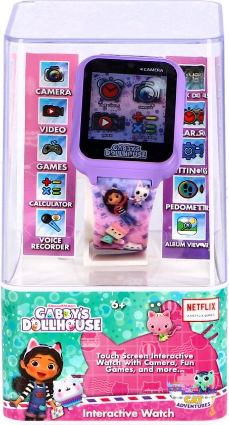Accutime Gabby's Dollhouse Smartwatch Kinderen Paars