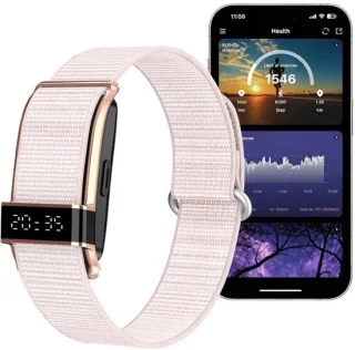 Activity tracker smartwatch roze