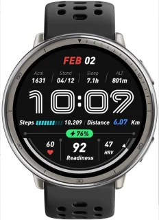 Amazfit Active 2 Round 44 mm Zwart Smartwatch
