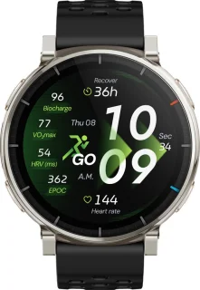 Amazfit Active 3 Premium Apex Smartwatch Zilver/Zwart
