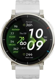 Amazfit Active 3 Premium Smartwatch Zilvergoud Wit