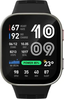 Amazfit Bip Max 43mm smartwatch zilver