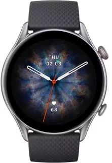 Amazfit GTR 3 Pro Smartwatch 46 mm Midnight Zwart