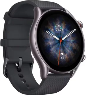 Amazfit GTR 3 Pro Smartwatch 46 mm Midnight Zwart