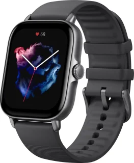 Amazfit GTS 3 Smartwatch 42 mm Black Graphite