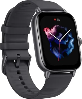 Amazfit GTS 3 Smartwatch 42 mm Black Graphite