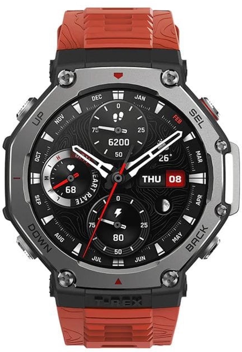 Amazfit T-Rex 3 Smartwatch 48mm Rood
