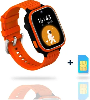 AngelTech Kinder smartwatch Ultra – gps-horloge voor kinderen – oranje
