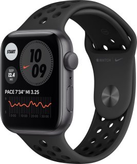 De Apple Watch Nike SE Smartwatch 44mm Spacegrijs in één oogopslag