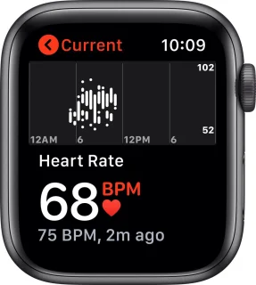 Apple Watch Nike SE Smartwatch 44mm Spacegrijs