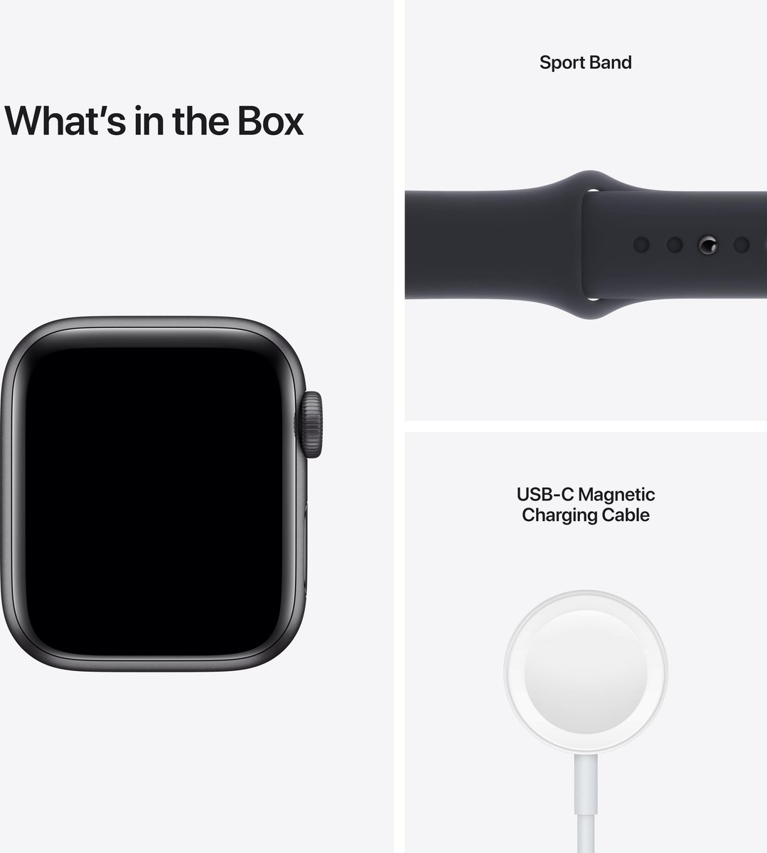 Apple Watch SE 2021 44mm Spacegrijs