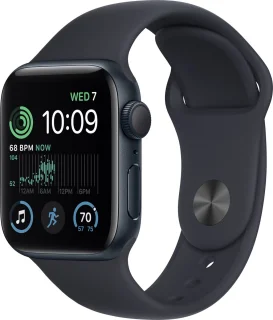Apple Watch SE 2022 40 mm Middernacht Aluminium