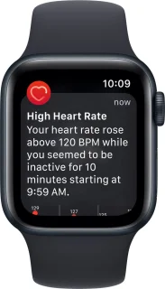 Apple Watch SE 2022 40 mm Middernacht Aluminium