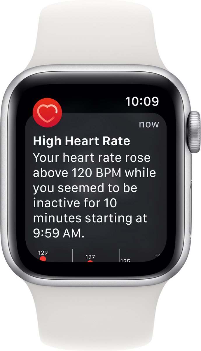Apple Watch SE 2022 40mm Zilver Aluminium
