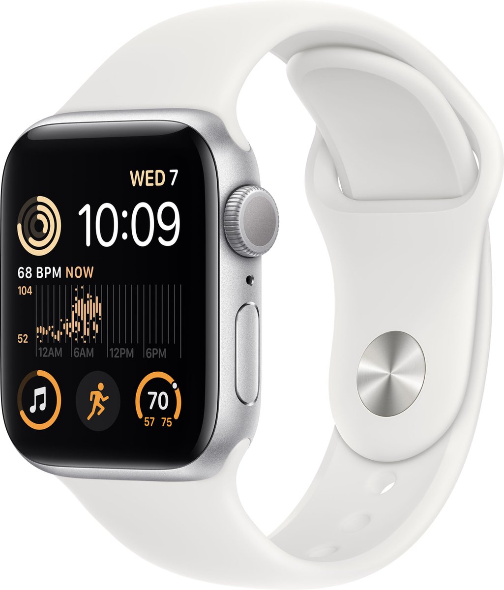 Apple Watch SE 2022 40mm Zilver Aluminium
