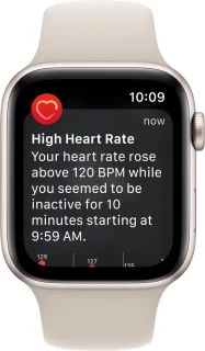 Apple Watch SE (2022) 44 mm Aluminium Sterrenlicht
