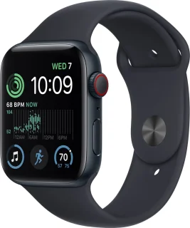 Apple Watch SE (2022) 44 mm Middernacht Aluminium