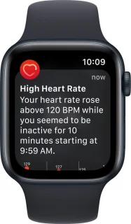 Apple Watch SE (2022) 44 mm Middernacht Aluminium