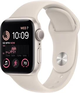 Apple Watch SE (2022) Smartwatch 40 mm Aluminium - Sterrenlicht