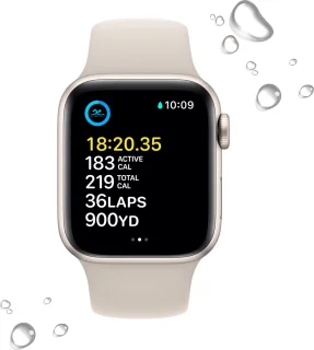 Apple Watch SE (2022) Smartwatch 40 mm Aluminium - Sterrenlicht