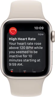 Apple Watch SE (2022) Smartwatch 40 mm Aluminium - Sterrenlicht