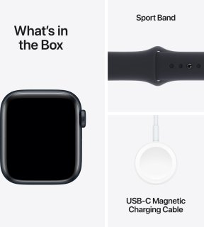 Apple Watch SE 2023 40mm Midnight Aluminium S/M