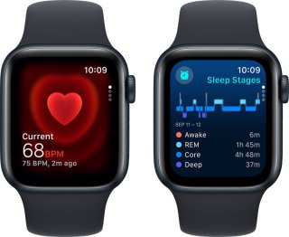 Apple Watch SE 2023 40mm Midnight Aluminium S/M