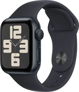 Apple Watch SE 2023 40mm Zwart M/L Sportbandje