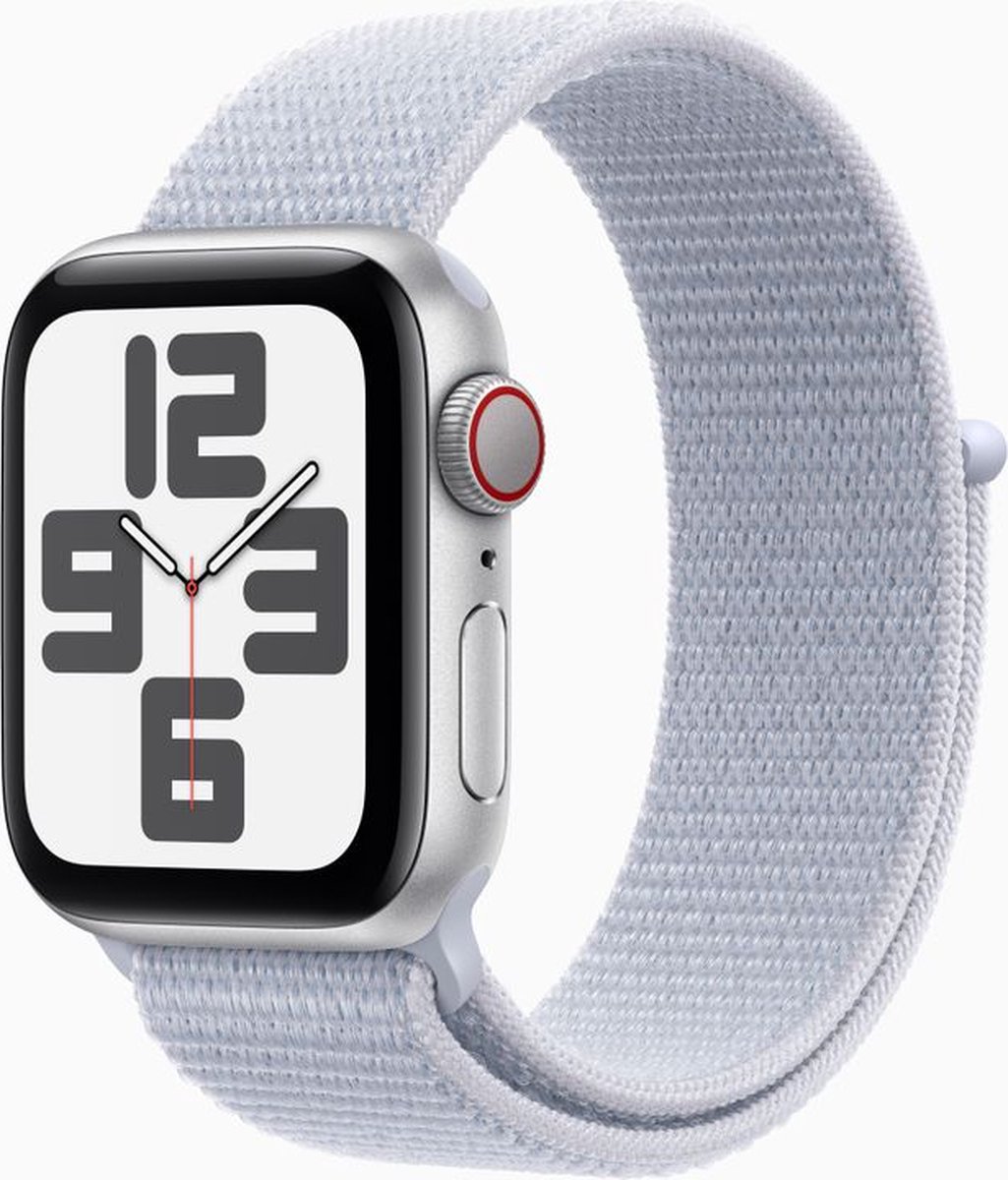 Apple Watch SE 2024 40mm Silver Blue Sport Loop