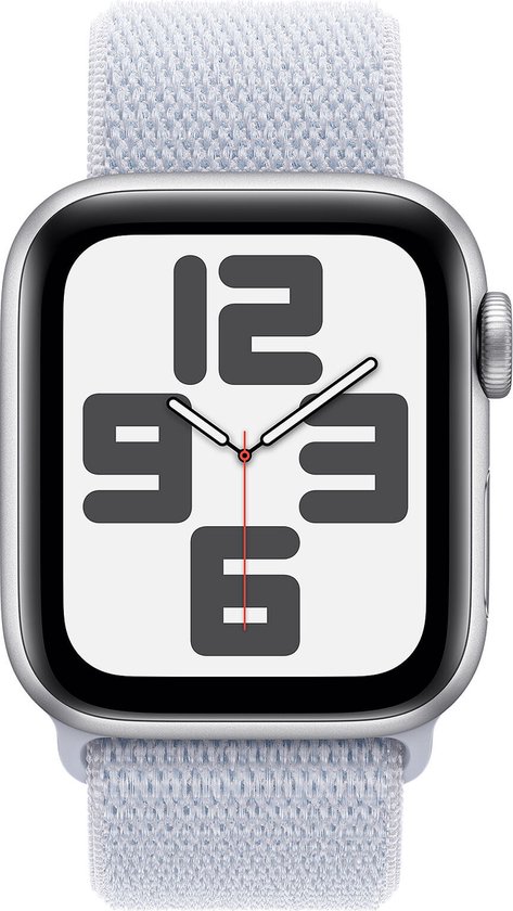 Apple Watch SE 2024 40mm Silver Blue Sport Loop