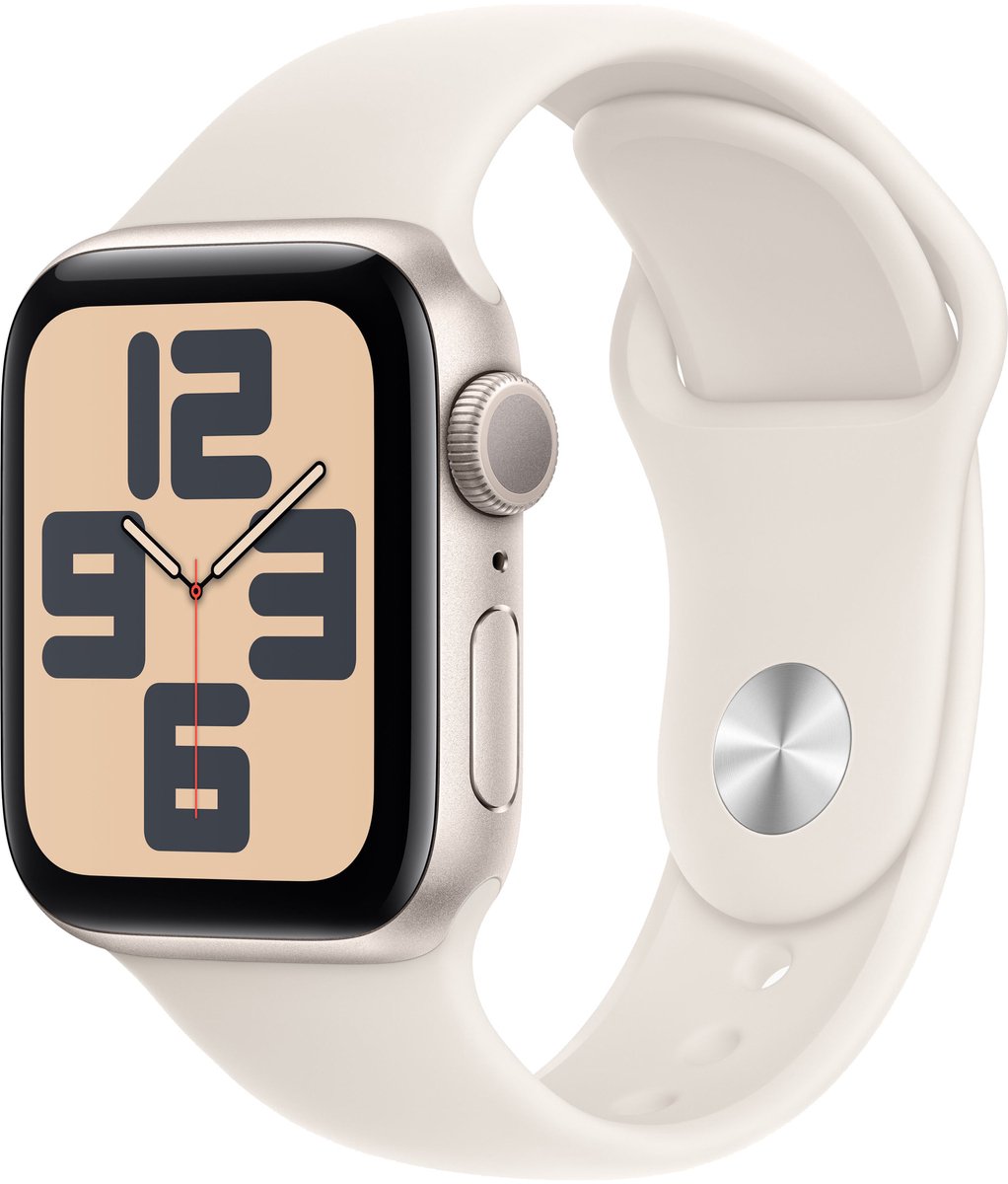 Apple Watch SE 2024 40mm Starlight Aluminium M/L
