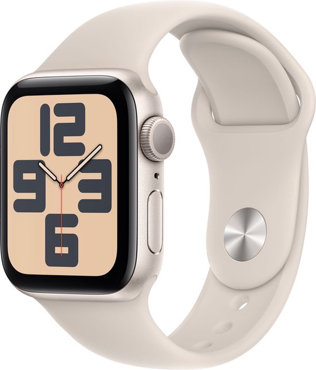 Wat vinden we goed aan de Apple Watch SE 2024 44mm Starlight Aluminium M/L