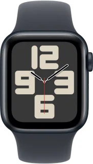 Apple Watch SE 2024 GPS 40mm Midnight Aluminium Case M/L