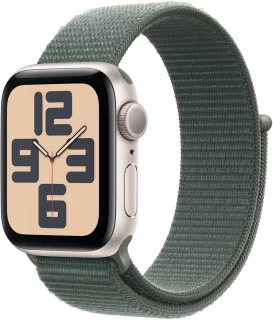 Apple Watch SE 2024 GPS 40mm Starlight Lake Green Sport Loop
