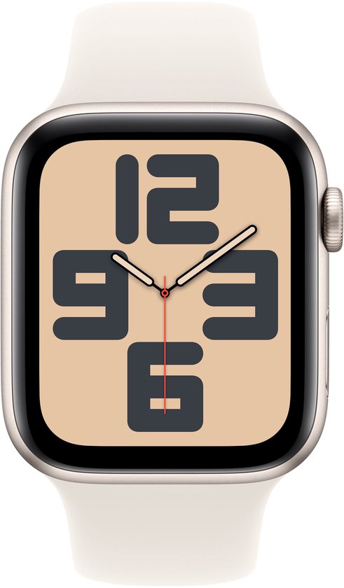 Apple Watch SE 2024 GPS 44mm Starlight Aluminium S/M