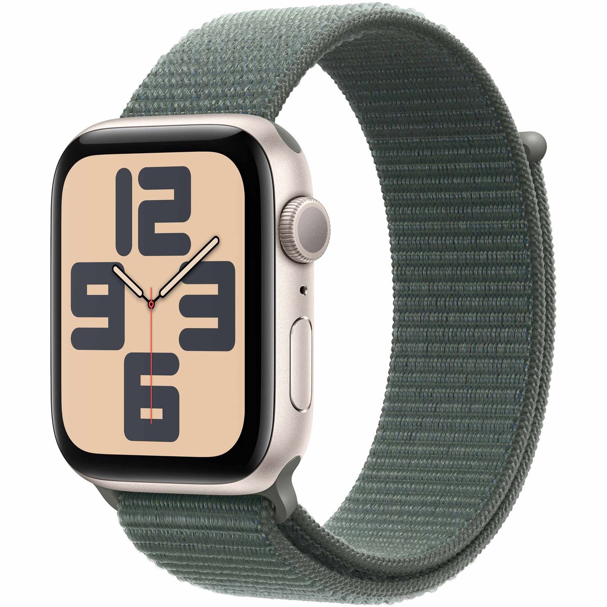 Apple Watch SE 2024 GPS 44mm Starlight Lake Green